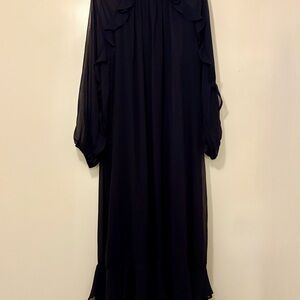 Ann Taylor Midnight Blue Long Sleeve Dress